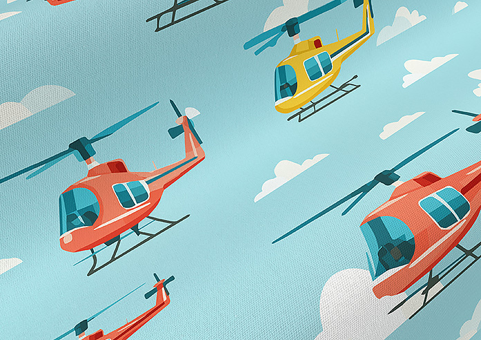 Sky Patrol, Horizon - Roman Blind - Image 4